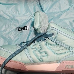 Fendi high tops colab with tiffany